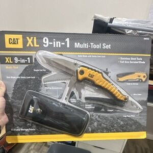 CAT XL 9-in-1 Multi-Tool Stainless Steel Plastic Handle